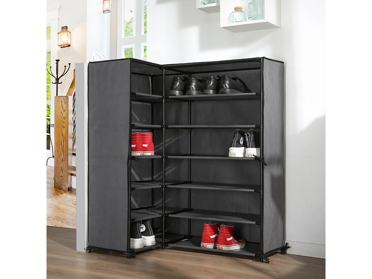 Eck-Schuhschrank - H107 cm