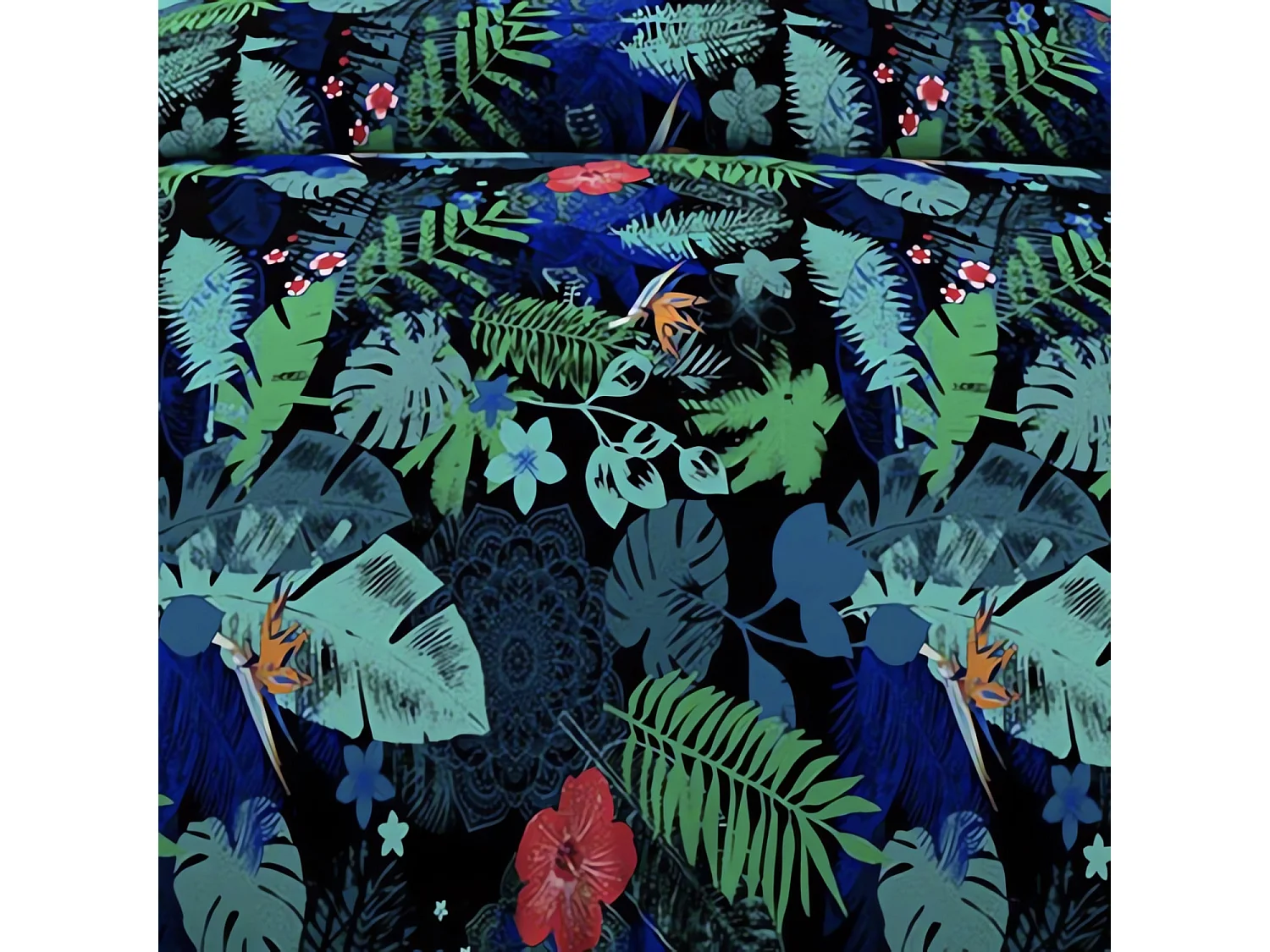 Set funda nórdica de microfibra BALI negro 140X200 cm, por Intemporel