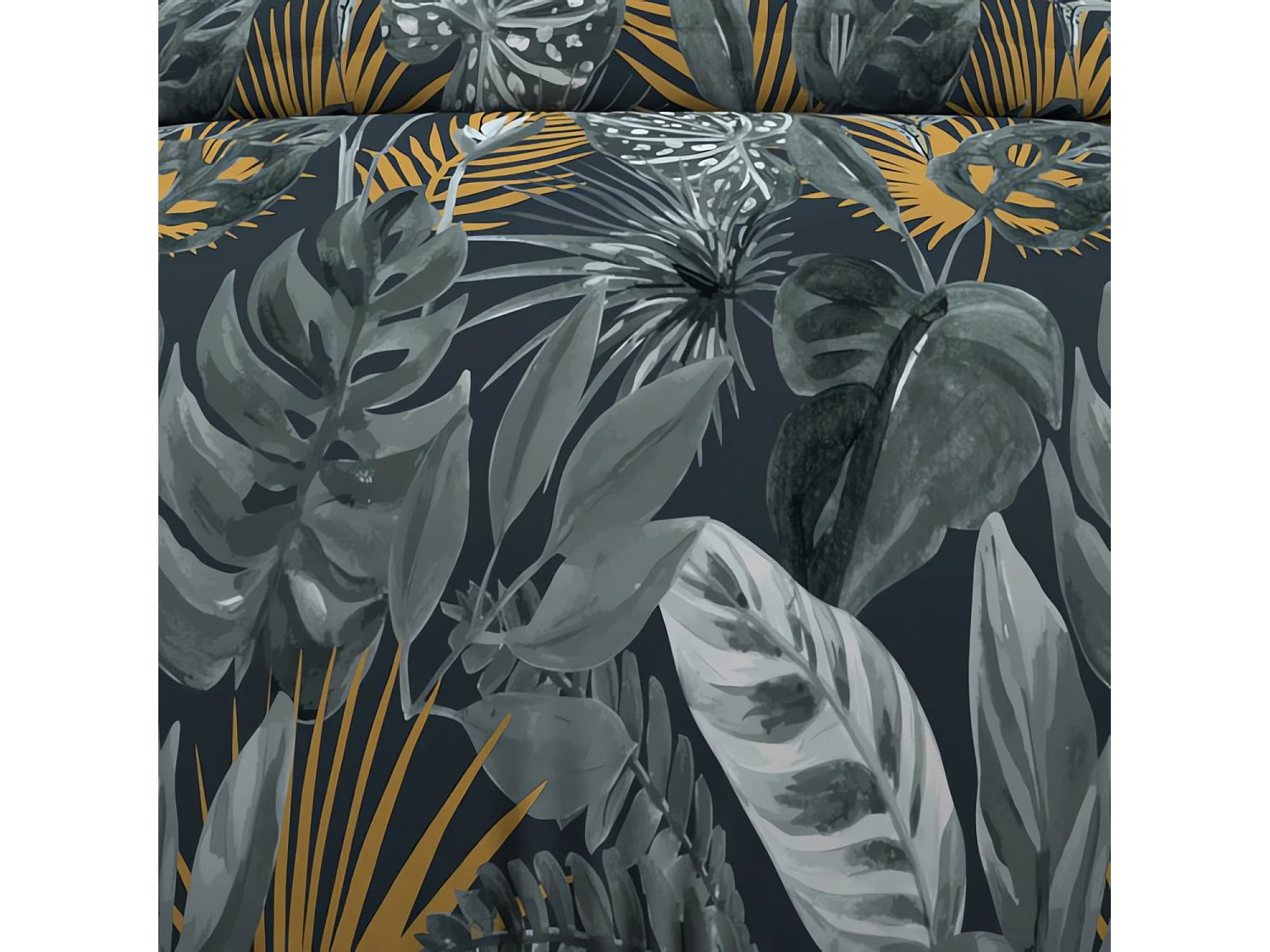 Set funda edredón de algodón 57 hilos 140x200 cm TROPIC blue