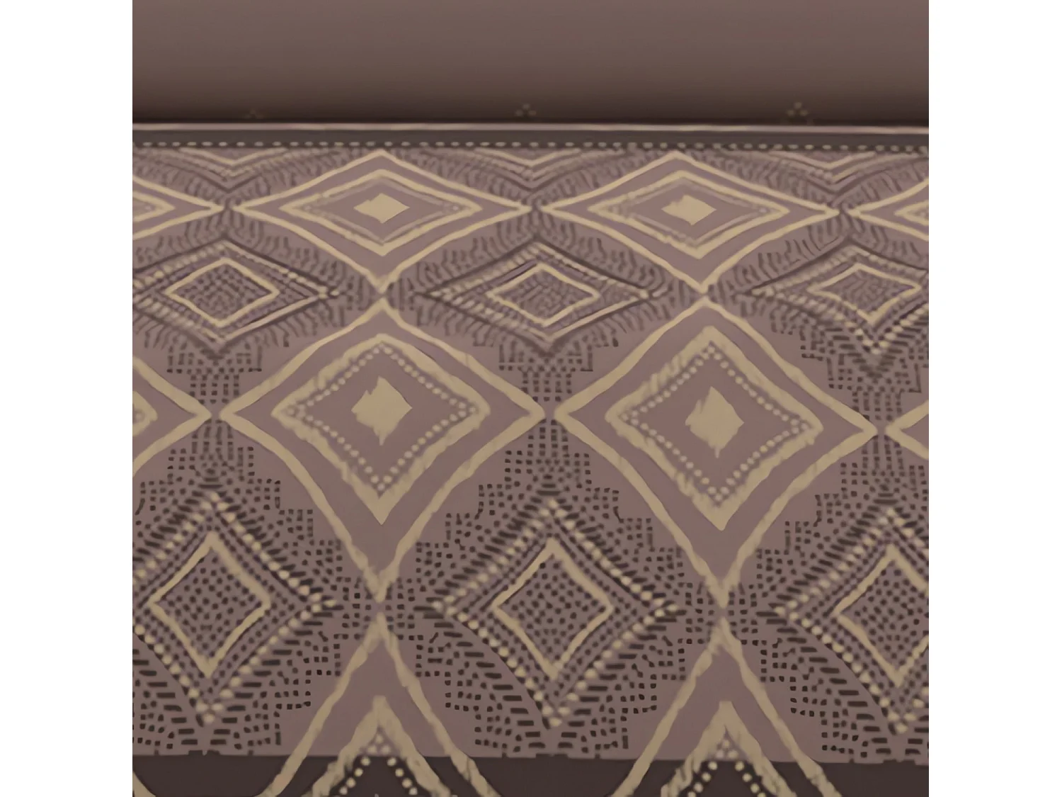 Set funda nórdica de algodón 57 hilos 260x240 cm ETHNO castaño