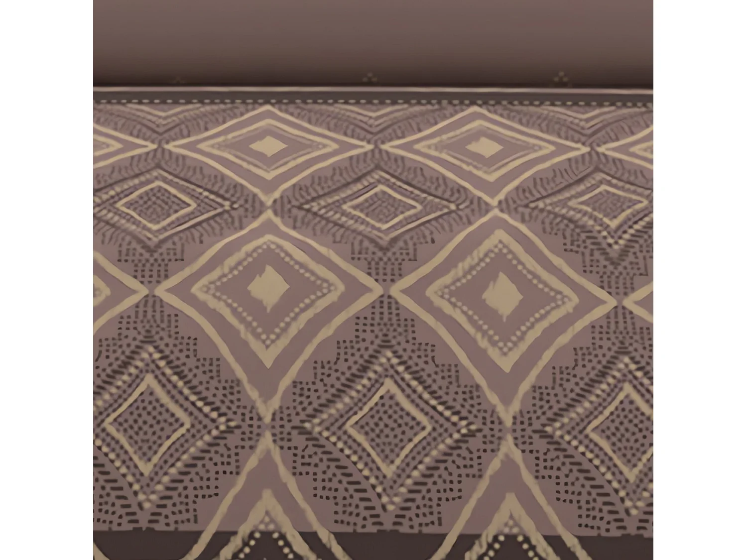 Set funda nórdica de algodón 57 hilos 260x240 cm ETHNO castaño