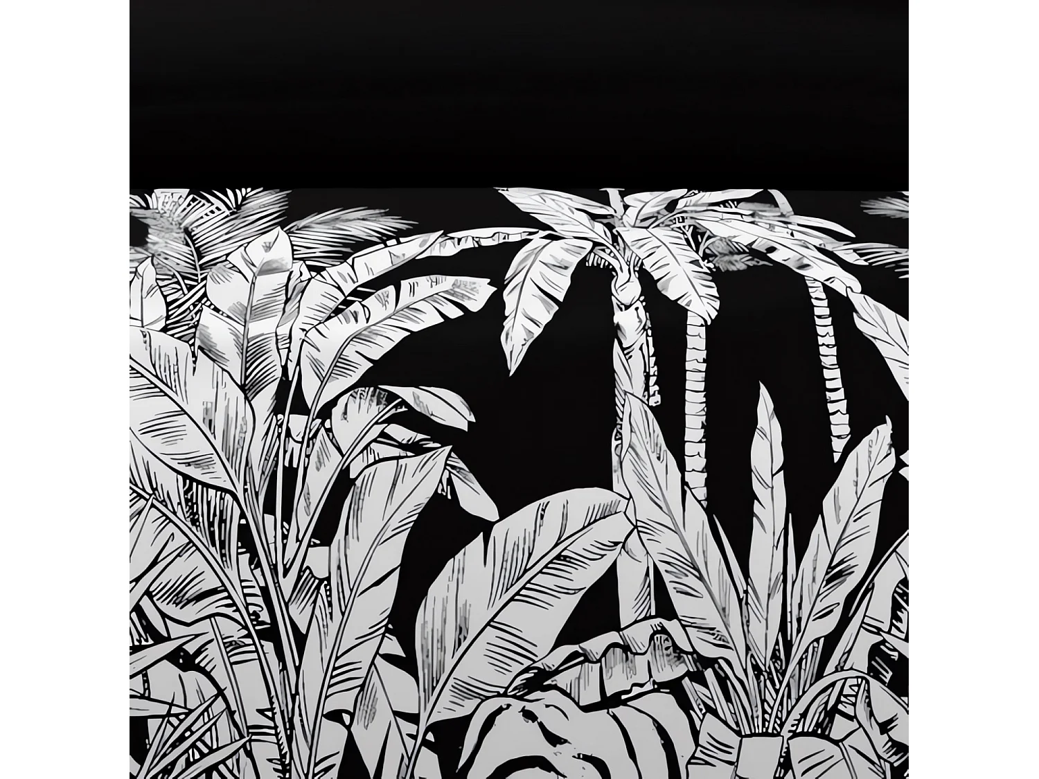 Set funda nórdica de algodón 57 hilos 260x240 cm TIGER negro