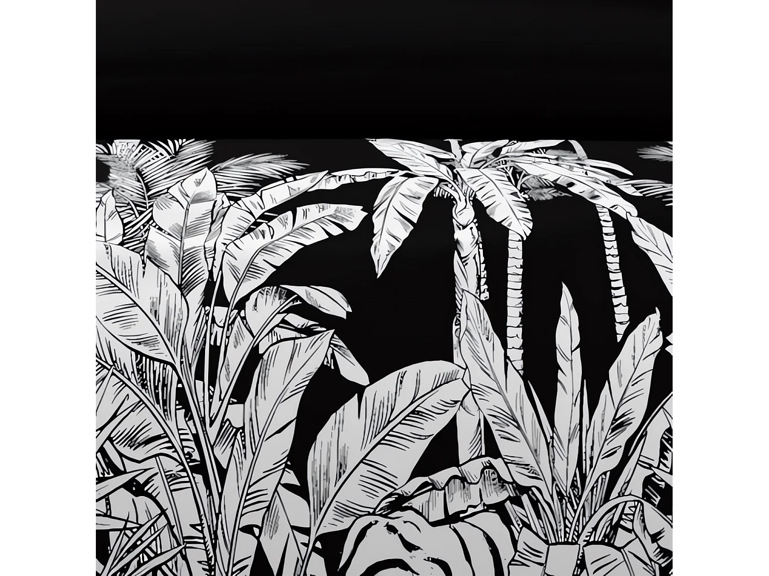 Set funda nórdica de algodón 57 hilos 260x240 cm TIGER negro