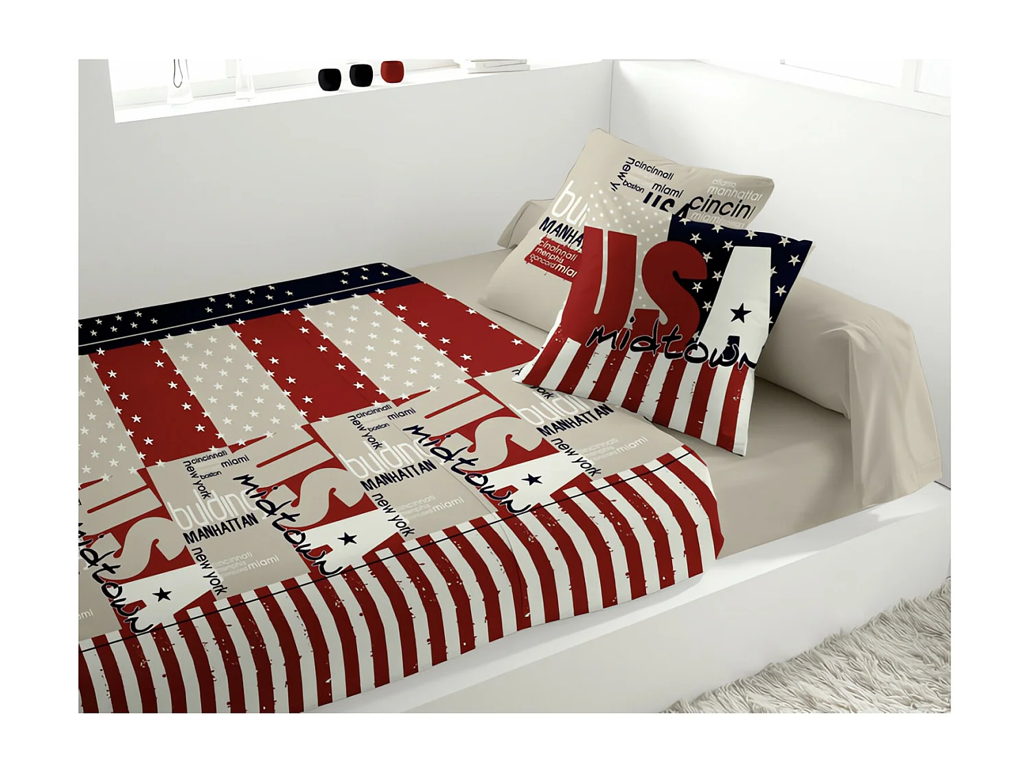 Parure de lit MIDTOWN sable