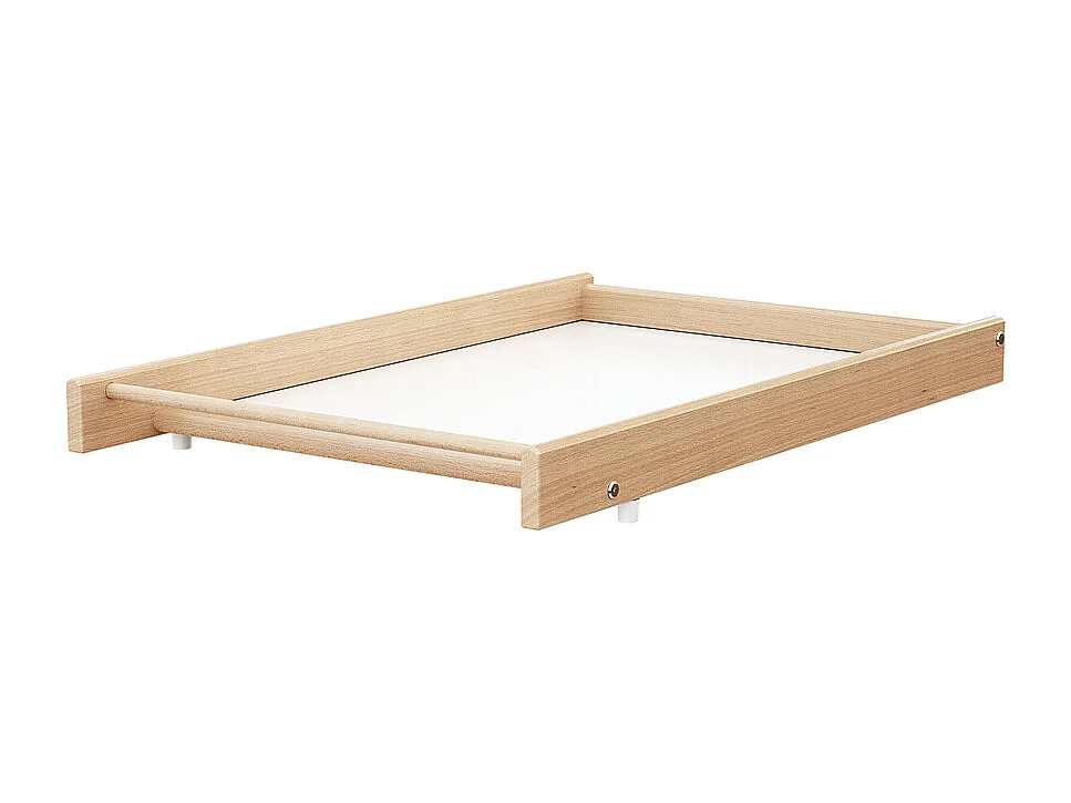 Gran cambiador con colchón para cuna bebé ESSENTIEL madera - Haya - 82,50 x 54 x 12 cm