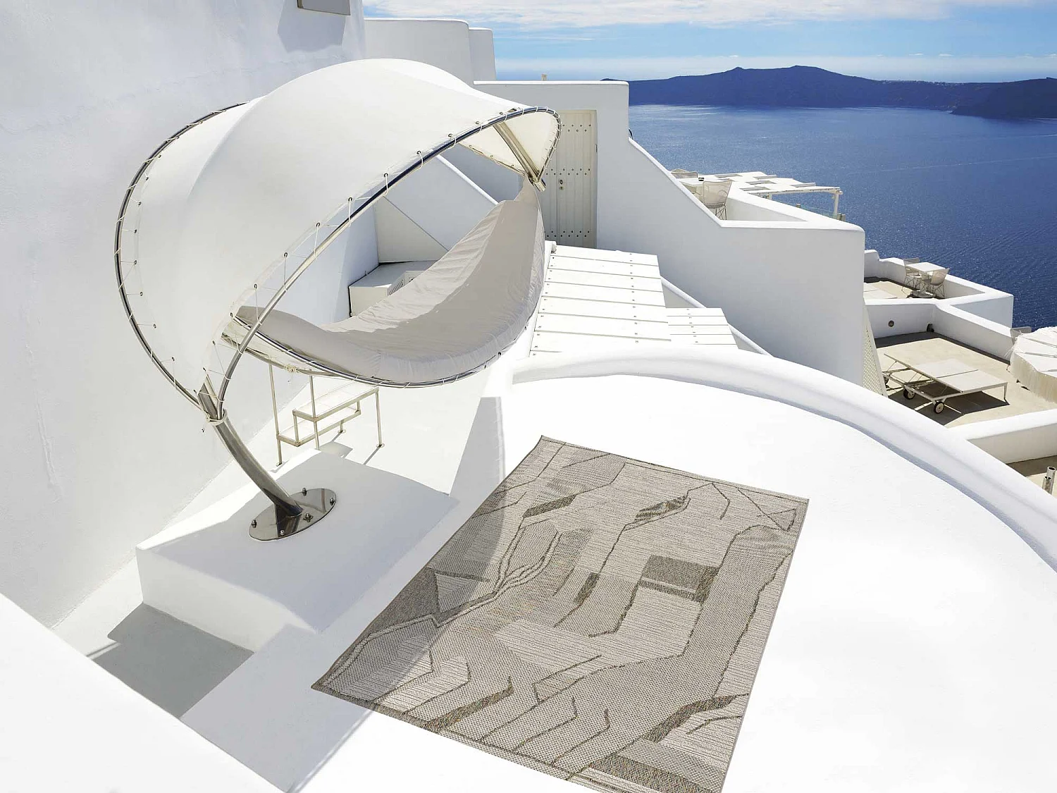 Indoor-Outdoor Teppich - mehrfarbig - 130x190 cm - EMMA