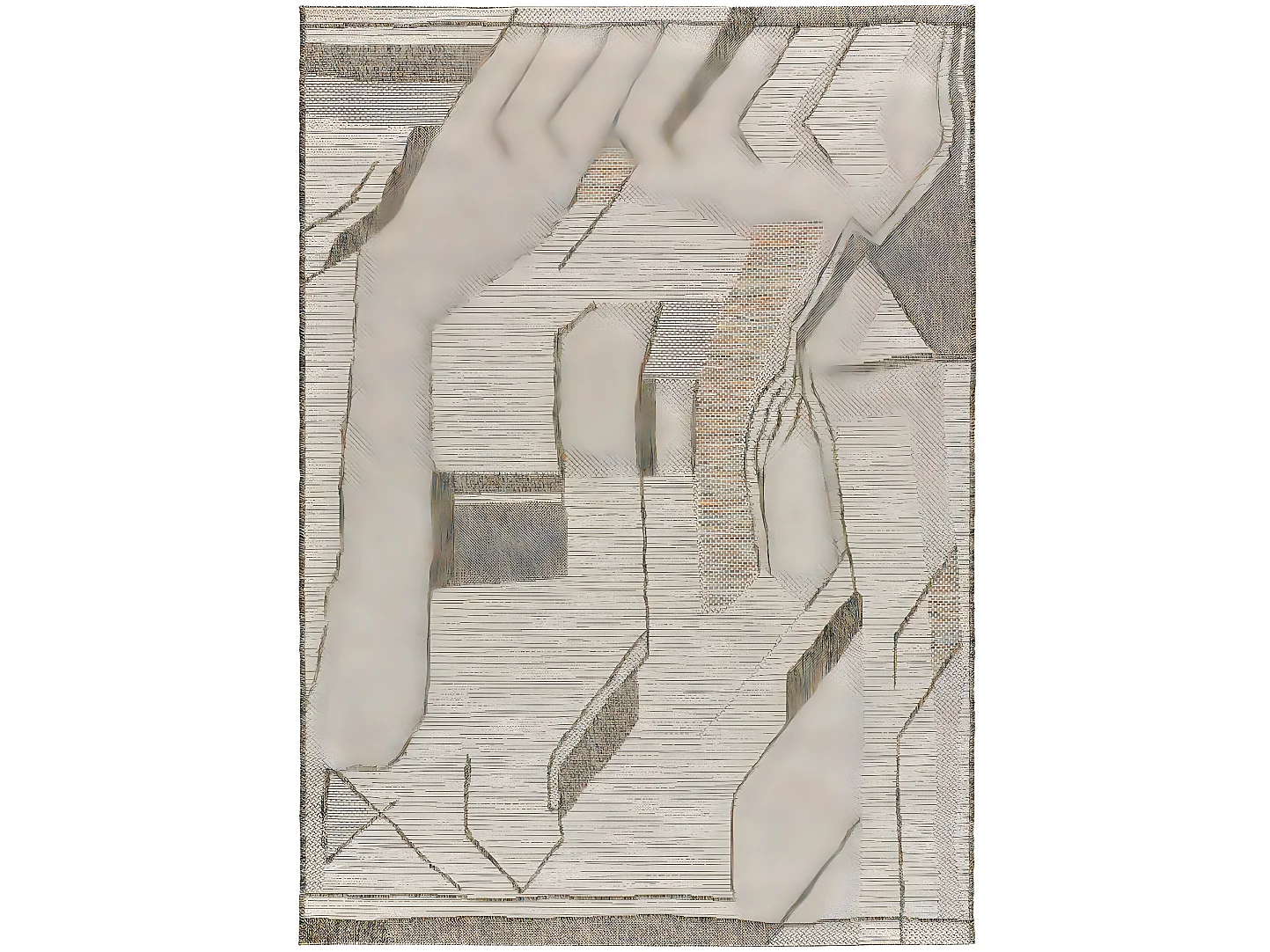 Indoor-Outdoor Teppich - mehrfarbig - 130x190 cm - EMMA