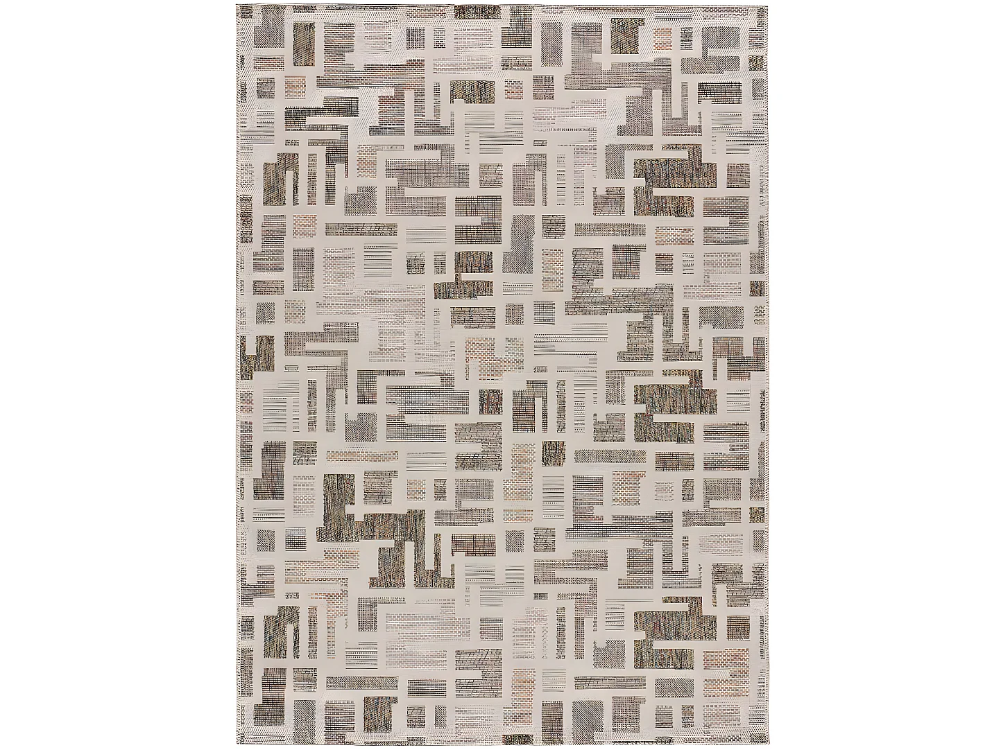 Alfombra exterior  - interior-exterior - multicolor - 130 x 190 cm - EMMA