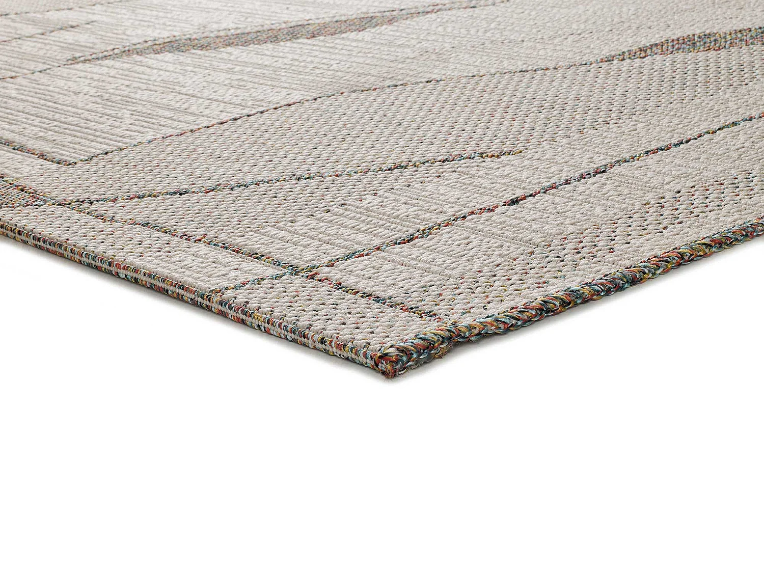 Indoor-Outdoor Teppich - mehrfarbig - 77x150 cm - EMMA