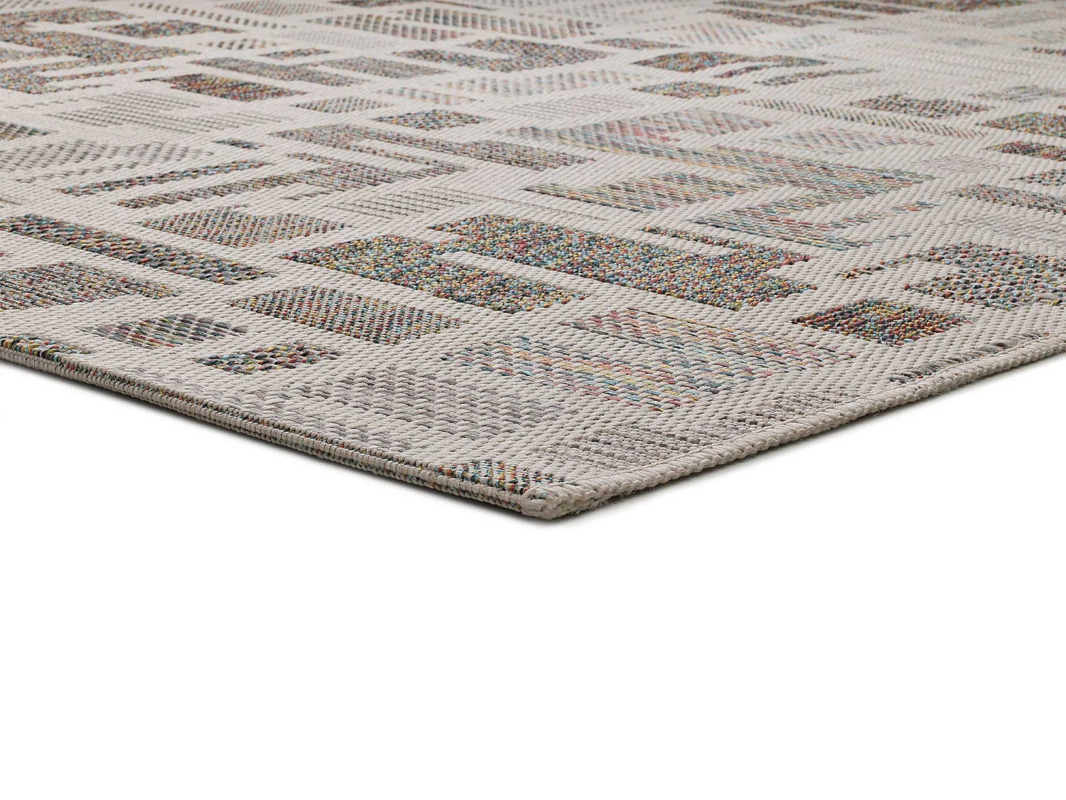 Alfombra exterior  - interior-exterior - multicolor - 77 x 150 cm - EMMA