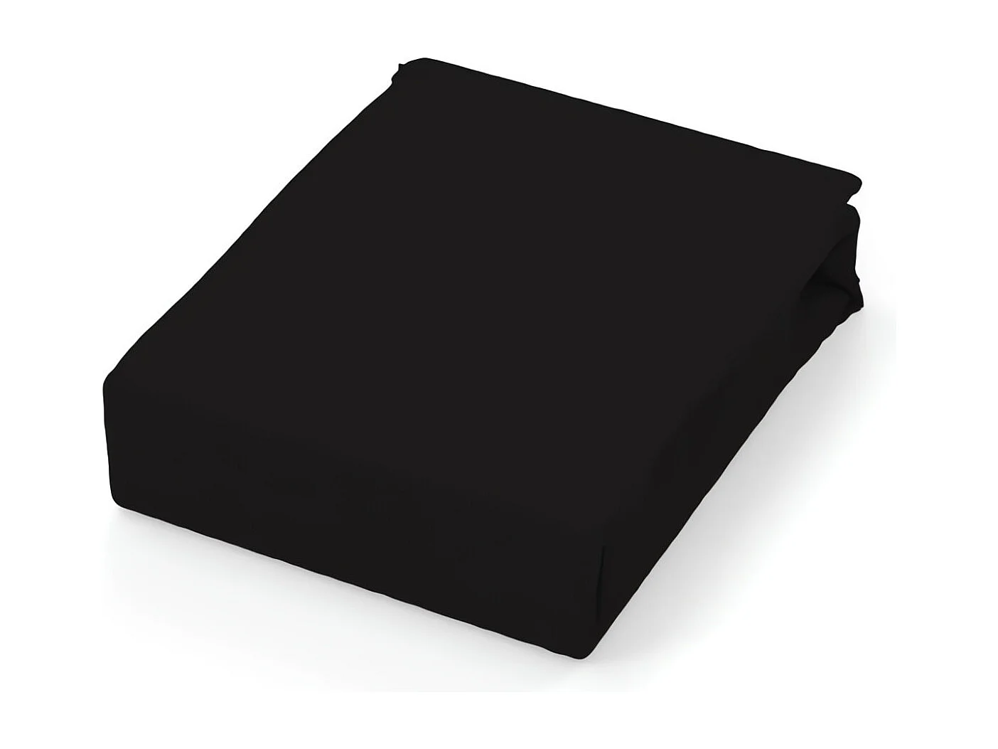 Sábana de algodón 57 hilos 180x290 cm LISO negro