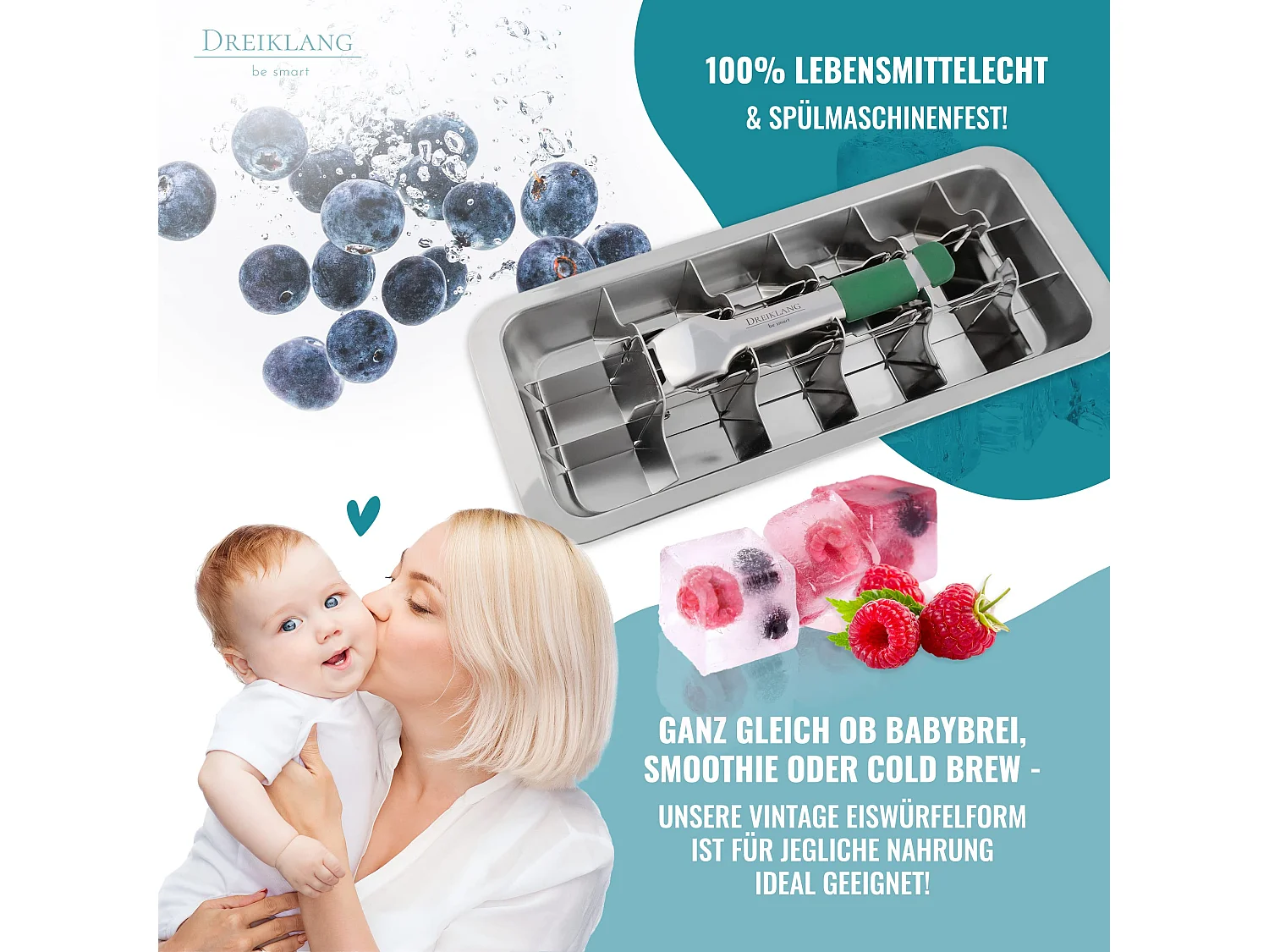 Dreiklang - be smart® Polierte 18/8 Edelstahl