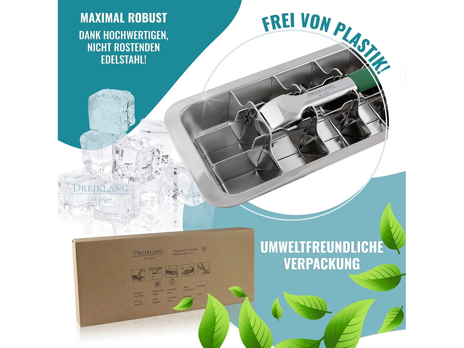 Dreiklang - be smart® Polierte 18/8 Edelstahl