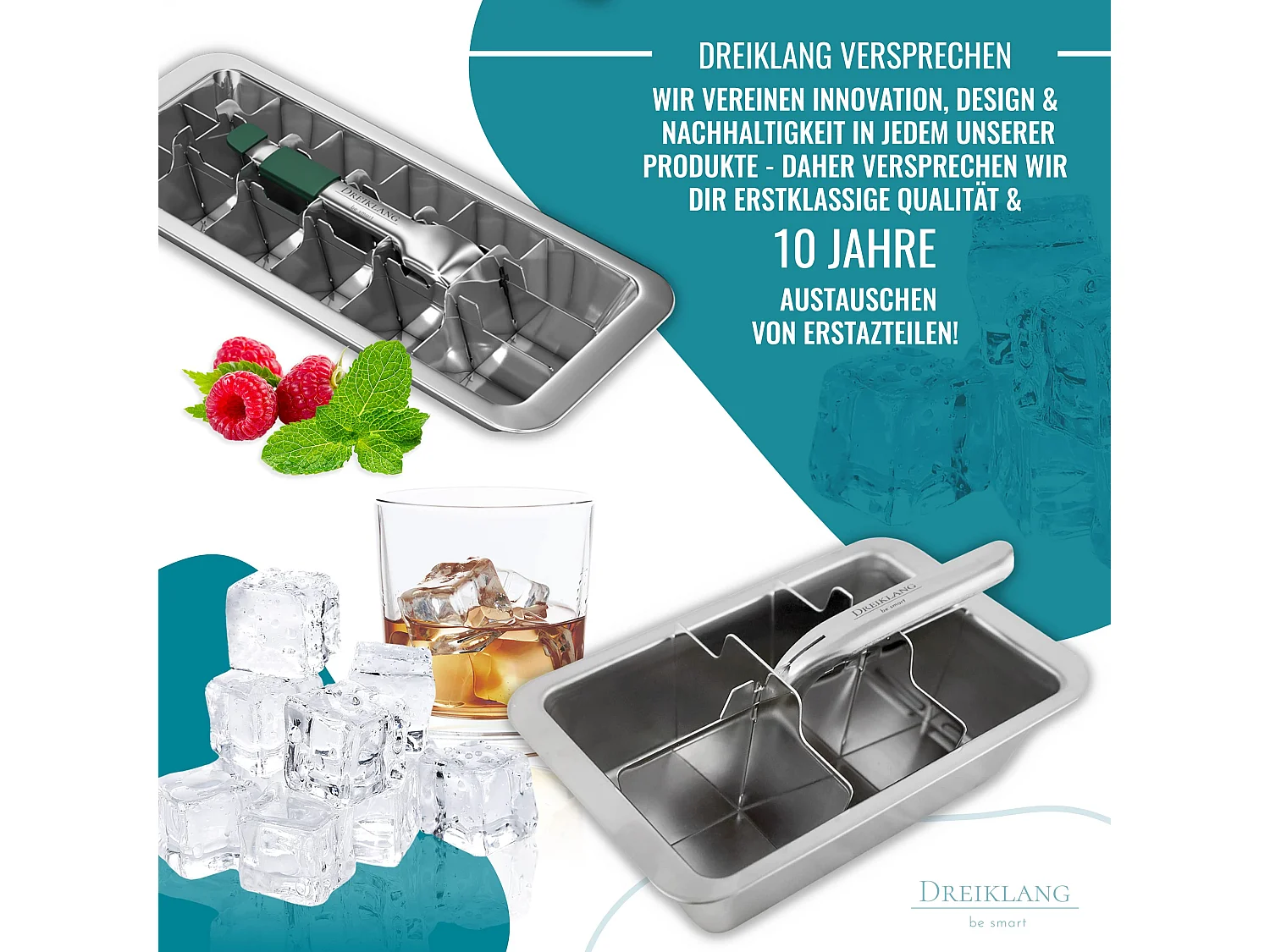 Dreiklang - be smart® Polierte 18/8 Edelstahl