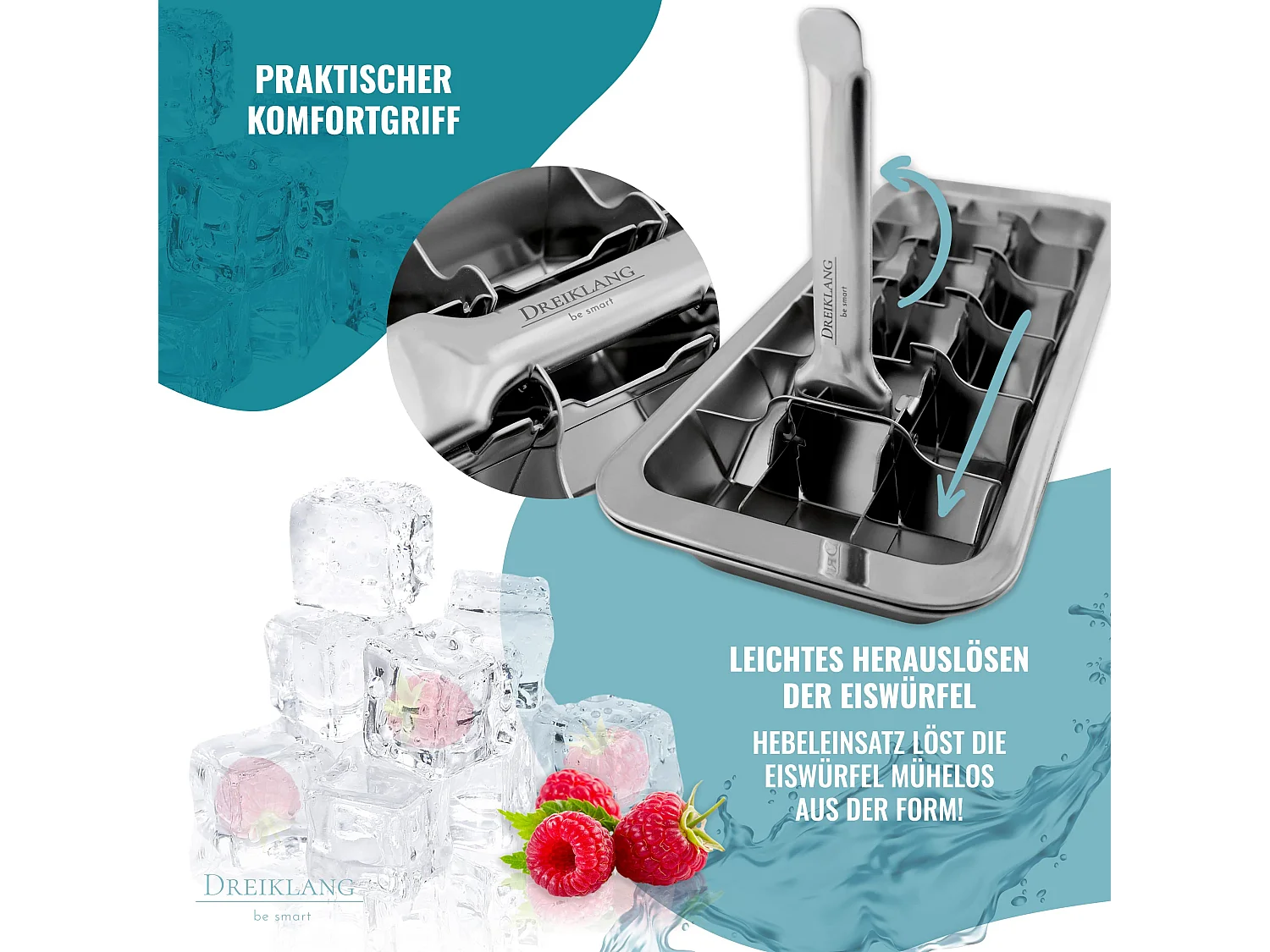 Dreiklang - be smart® Polierte 18/8 Edelstahl