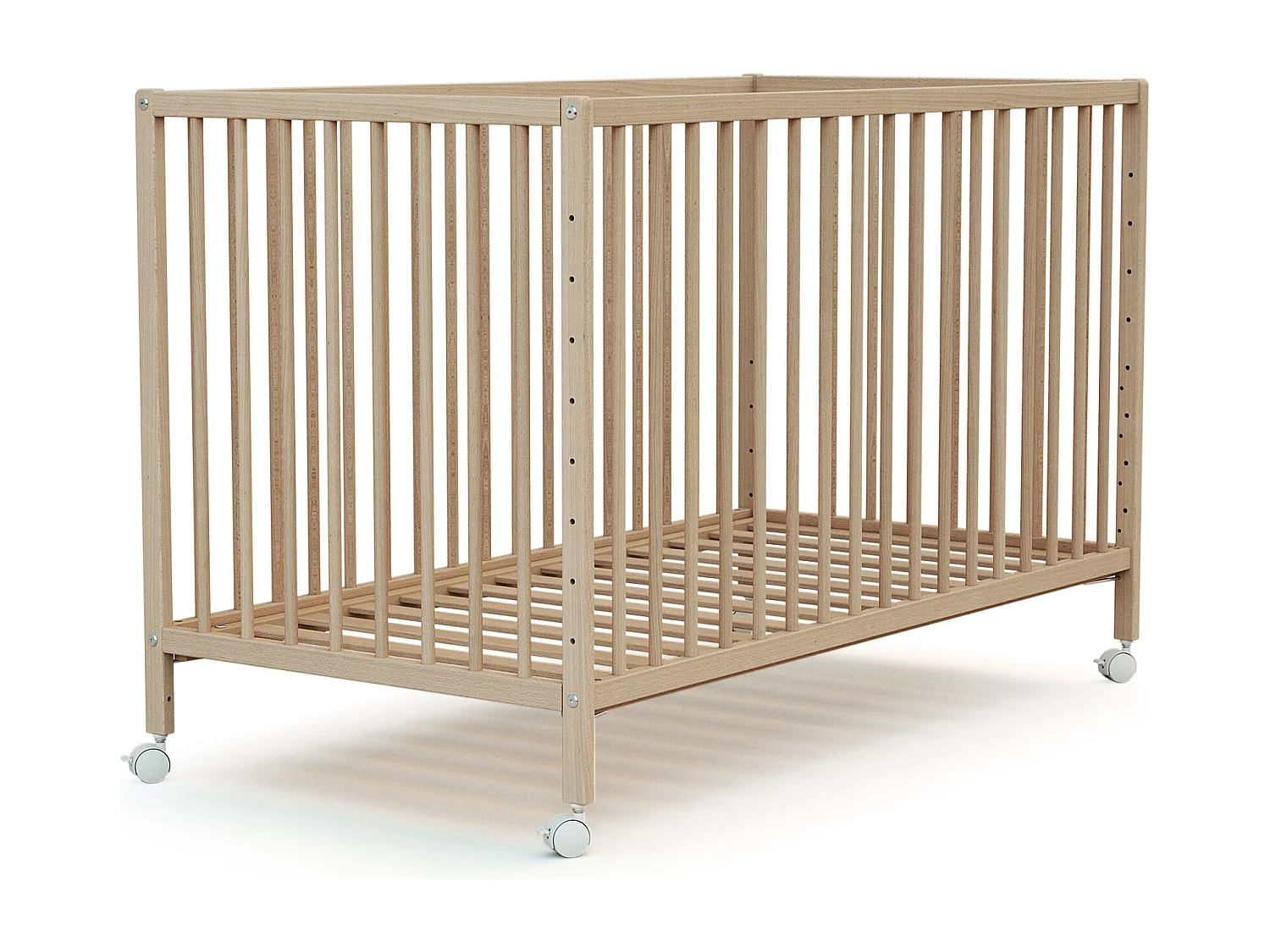 Co-Sleeping-Beistellbett Holz Buche Natur 60 x 120 LIO