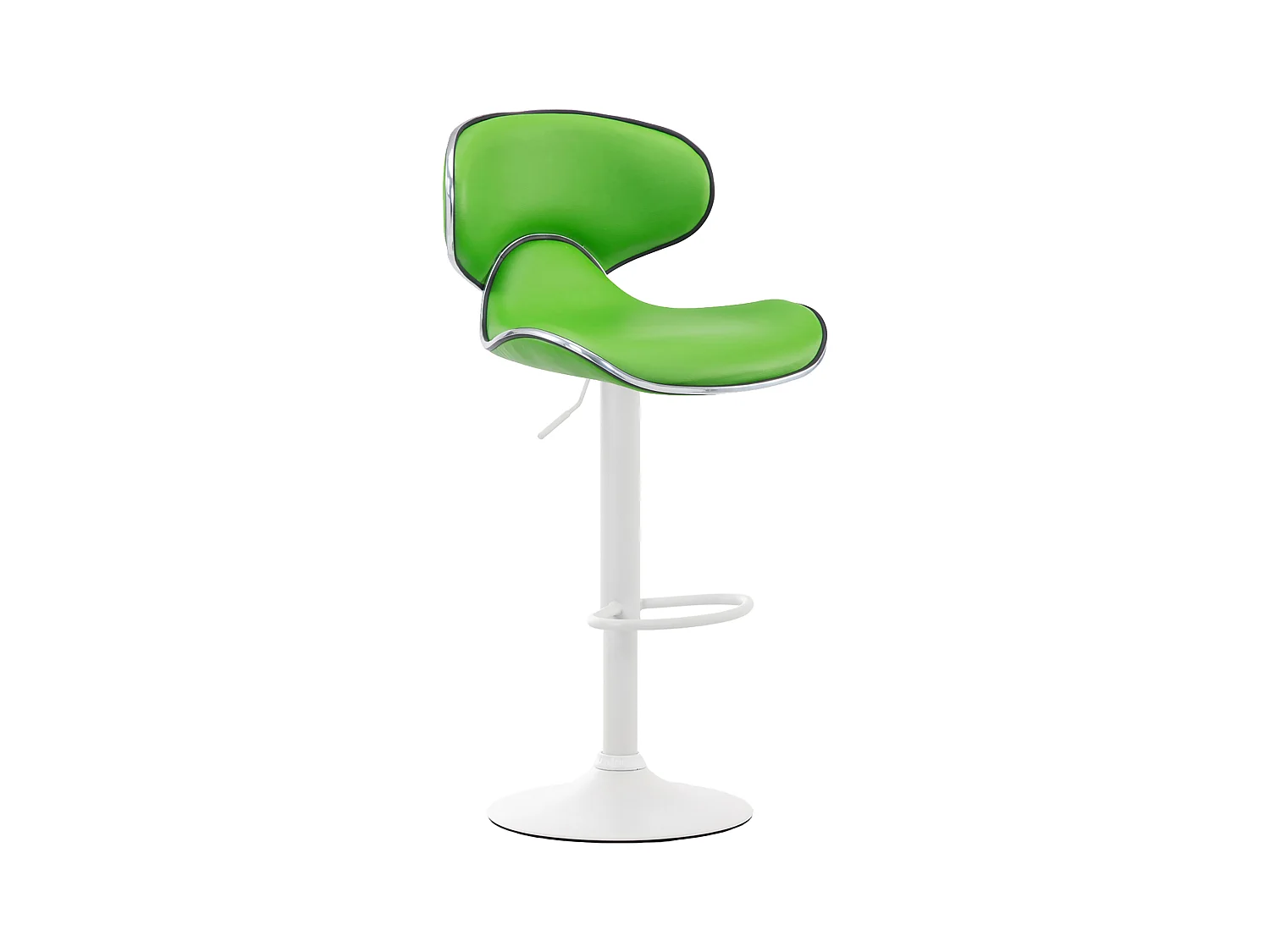 Tabouret de bar - Similicuir & Métal chromé - Vert - Las Vegas V2
