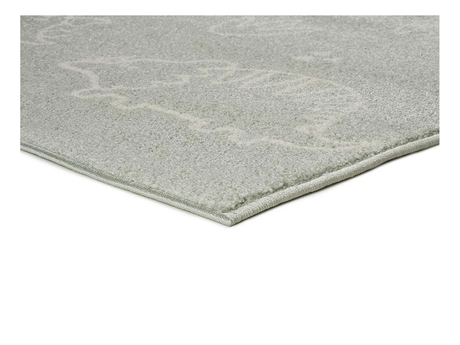 Alfombra interior  - infantil dinosaurios - verde - 120 x 170 cm - BEATS