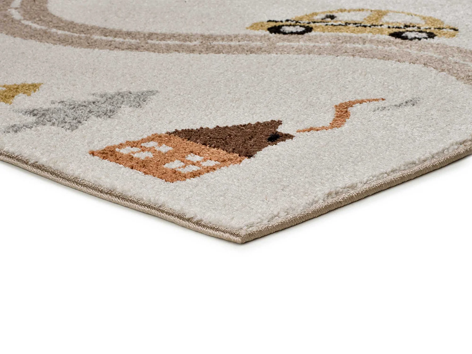 Tappeto interno - auto e strade per bambini - multicolore - 120 x 170 cm - BEATS