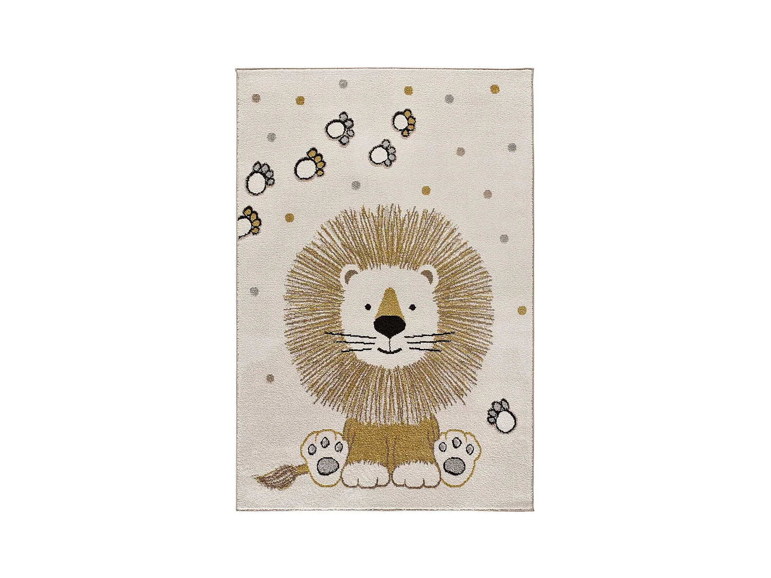 Alfombra interior  - infantil león - blanco - 120 x 170 cm - BEATS