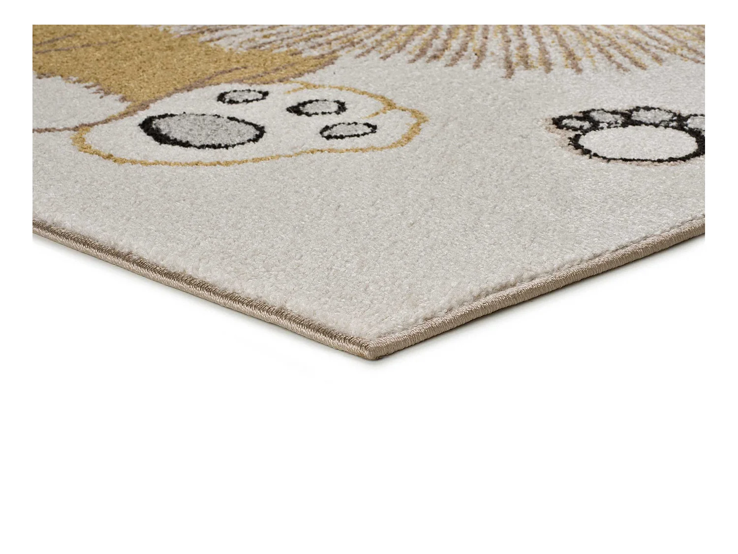 Alfombra interior  - infantil león - blanco - 120 x 170 cm - BEATS