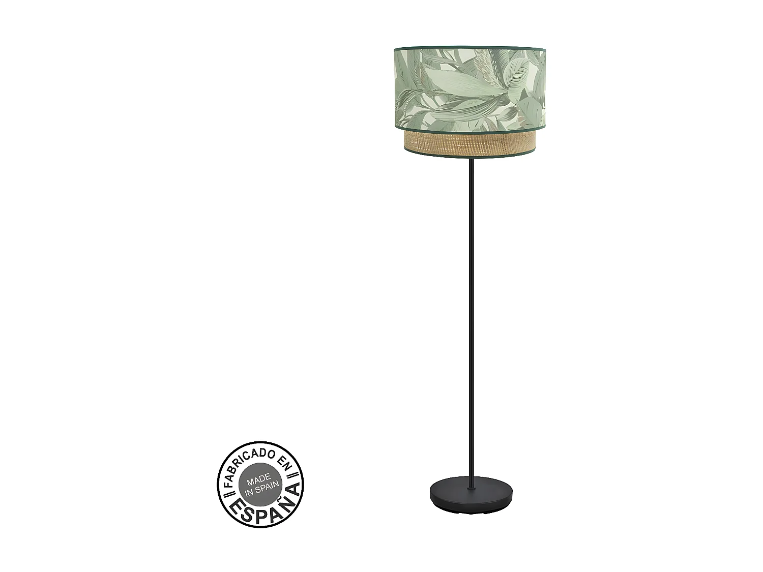 Pie De Salon Modelo Congo Negra Con Doble Pantalla