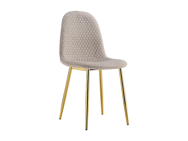 Lot de chaises Scandinave ALVEOLE Gold