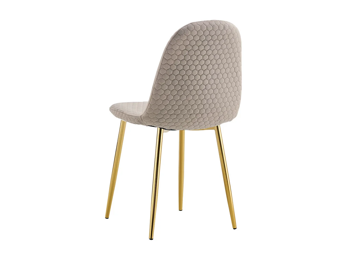 Lot de chaises Scandinave ALVEOLE Gold