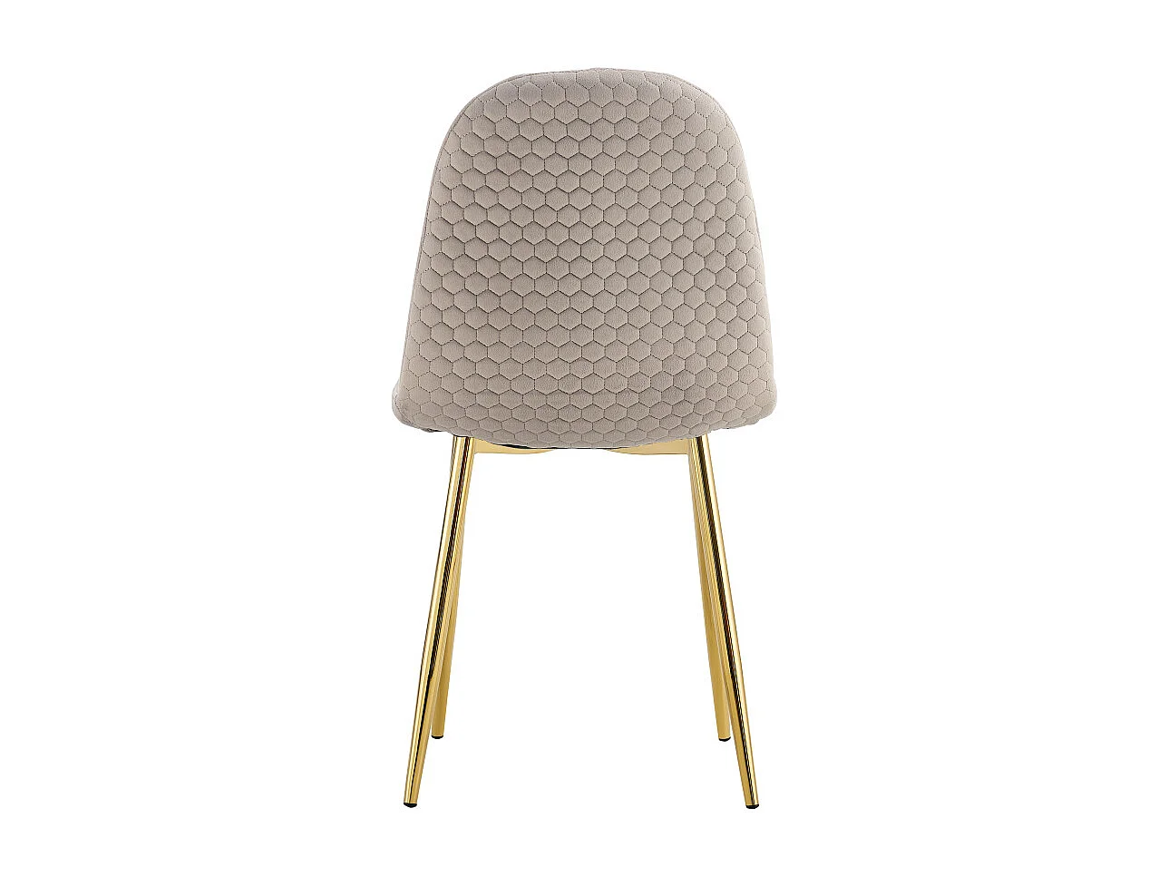 Lot de 4 chaises Scandinave ALVEOLE Gold