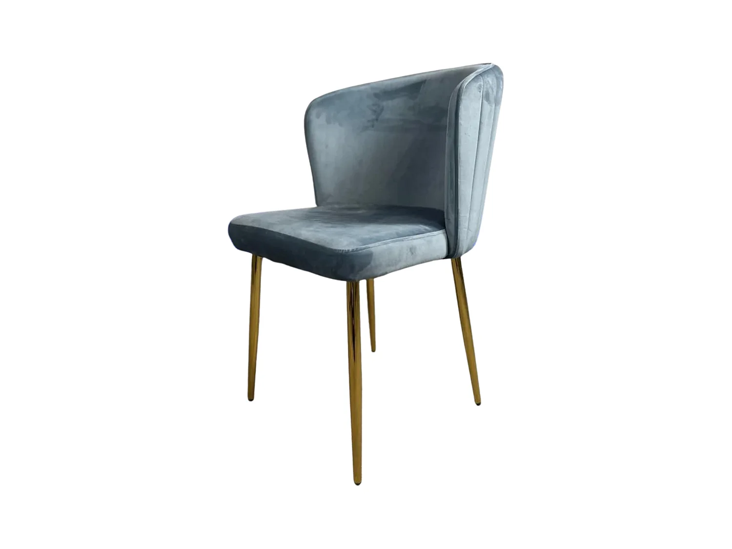 Lot de chaises moderne DIANA gold velours