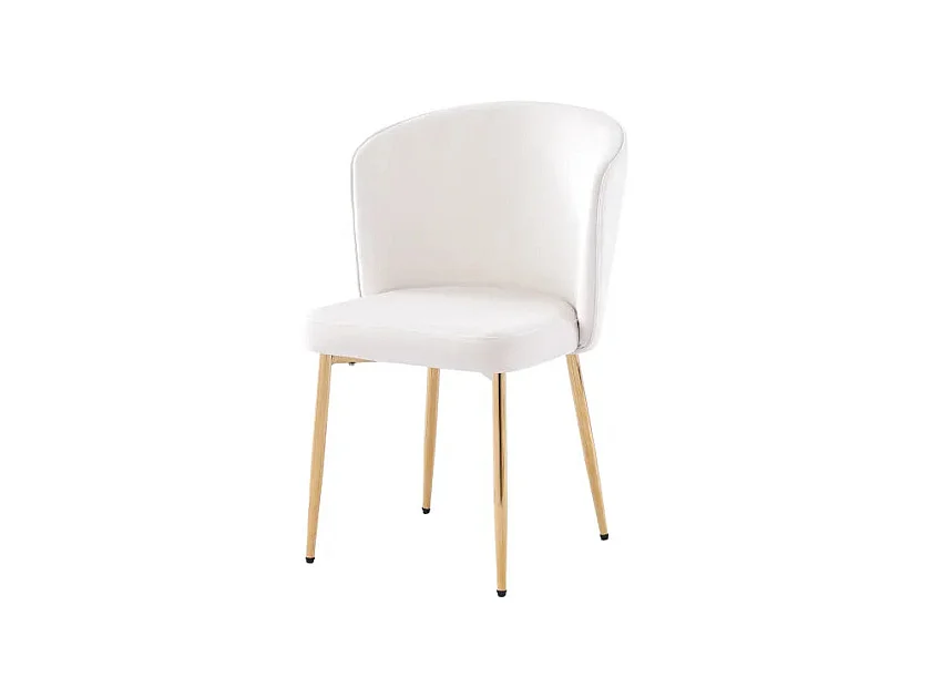 Lot de chaises moderne DIANA gold velours