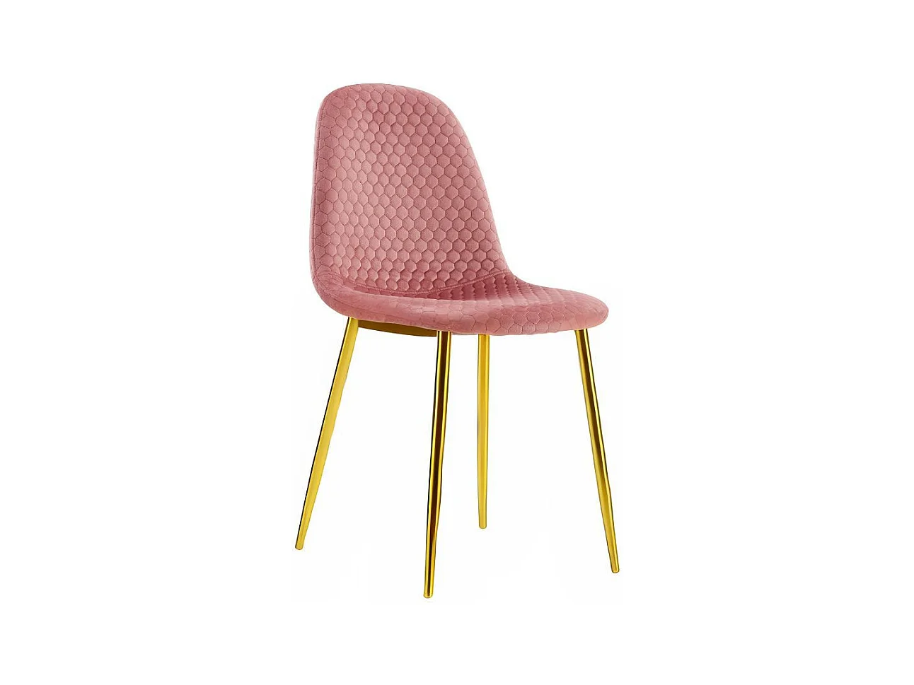 Lot de chaises Scandinave ALVEOLE Gold