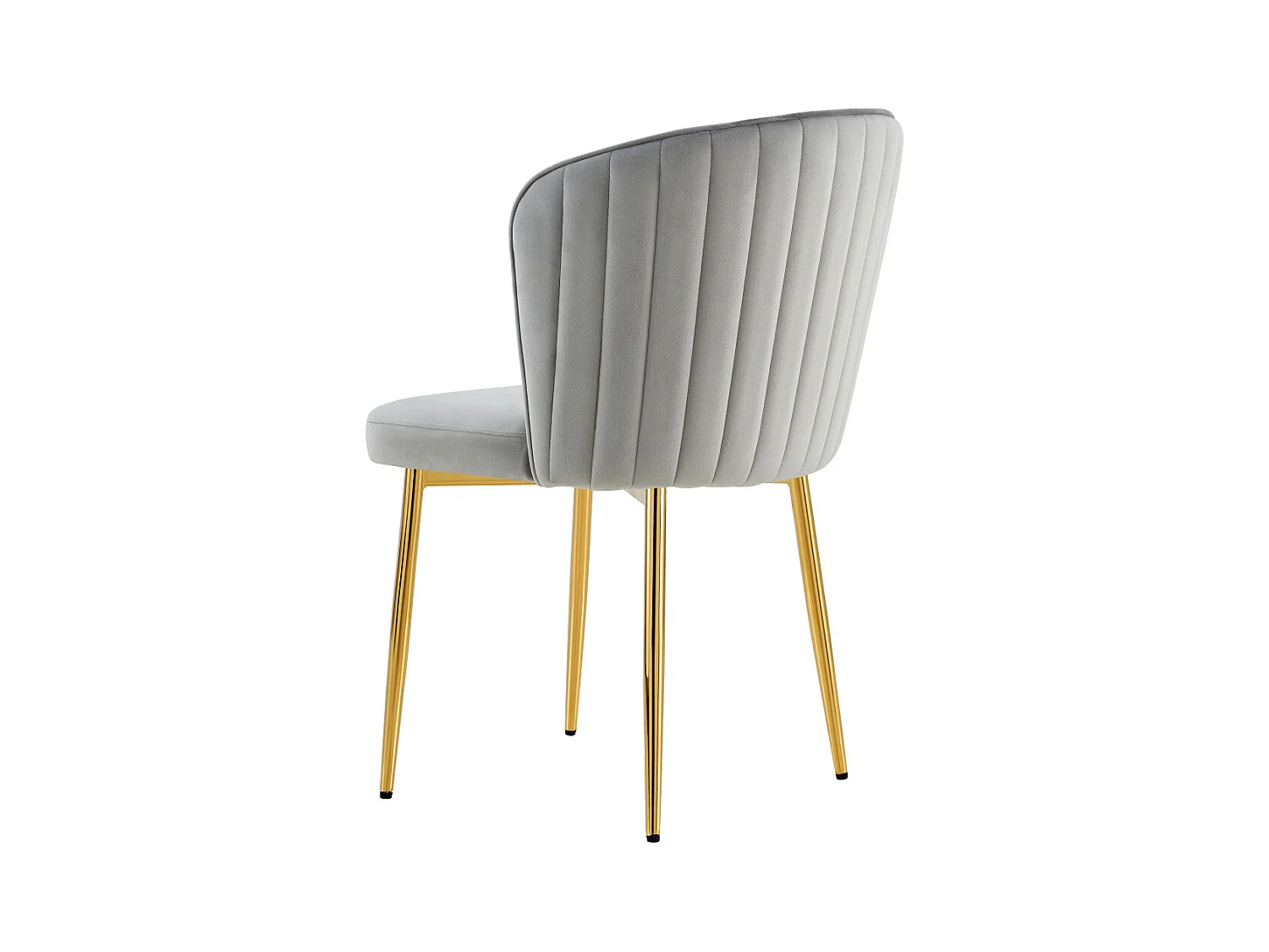 Lot de chaises moderne DIANA gold velours