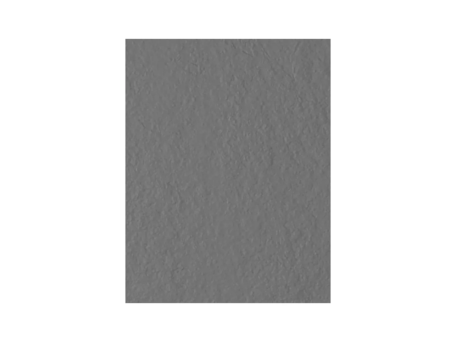 Duschwanne 150X90 cm GRAU RAL 7037 Vulcano Line PLUS aus Harz und Marmorpulver mit seitlichem Gitter aus MARMORHARZ