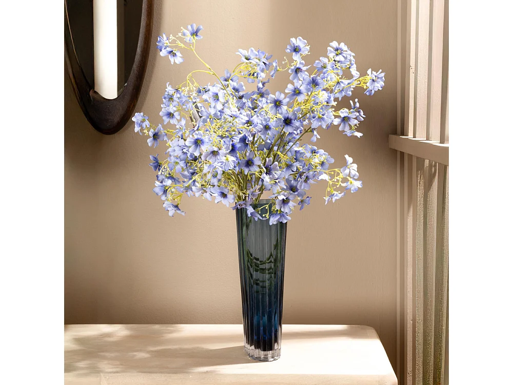 Vase Riga bleu 30 cm