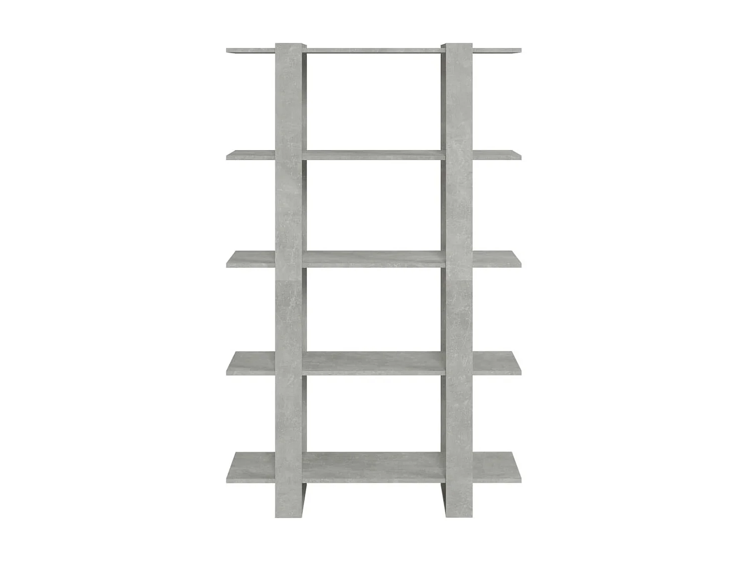 Boekenkast/kamerscherm 100x30x160 cm betongrijs