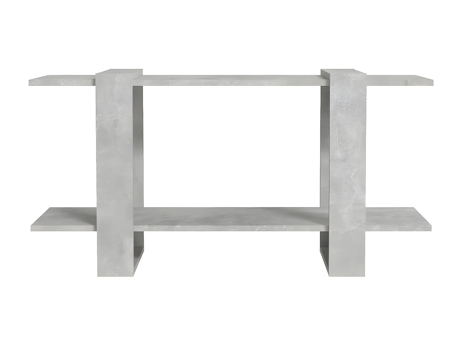 Bibliothèque Gris béton 100x30x51 cm Bois d'ingénierie