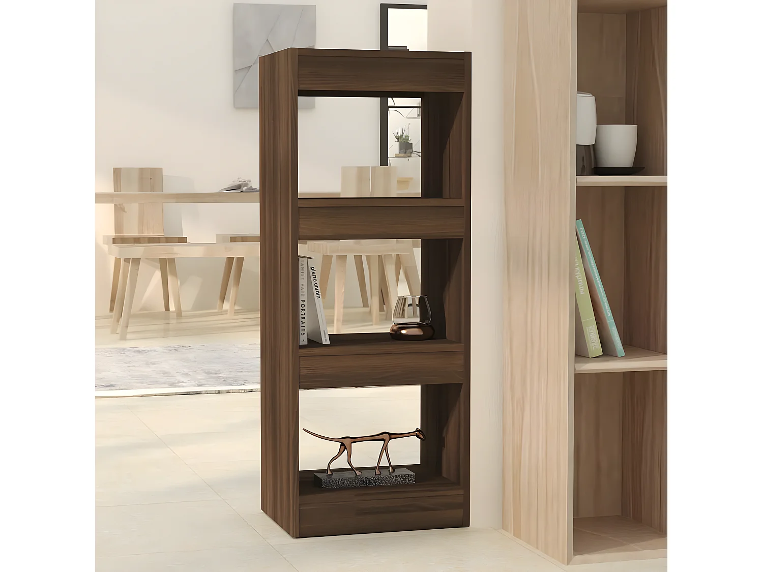 Bibliothèque/Séparateur de pièce Chêne marron 40x30x103 cm
