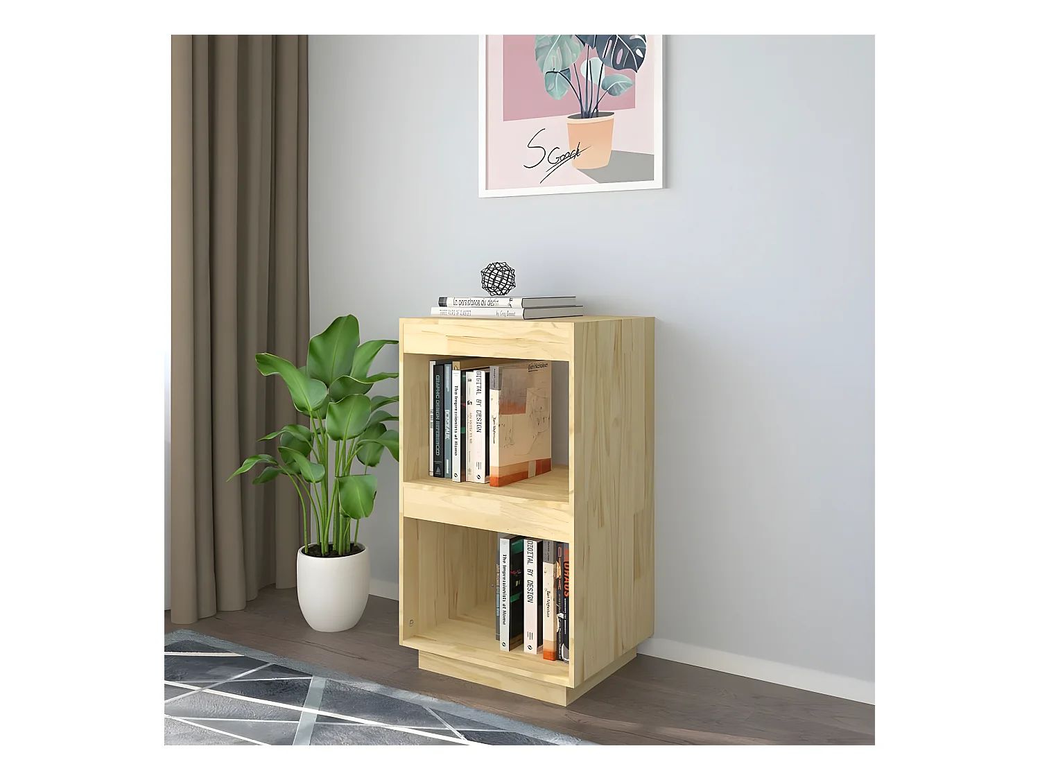 Bibliothèque 40x35x71 cm Bois de pin massif