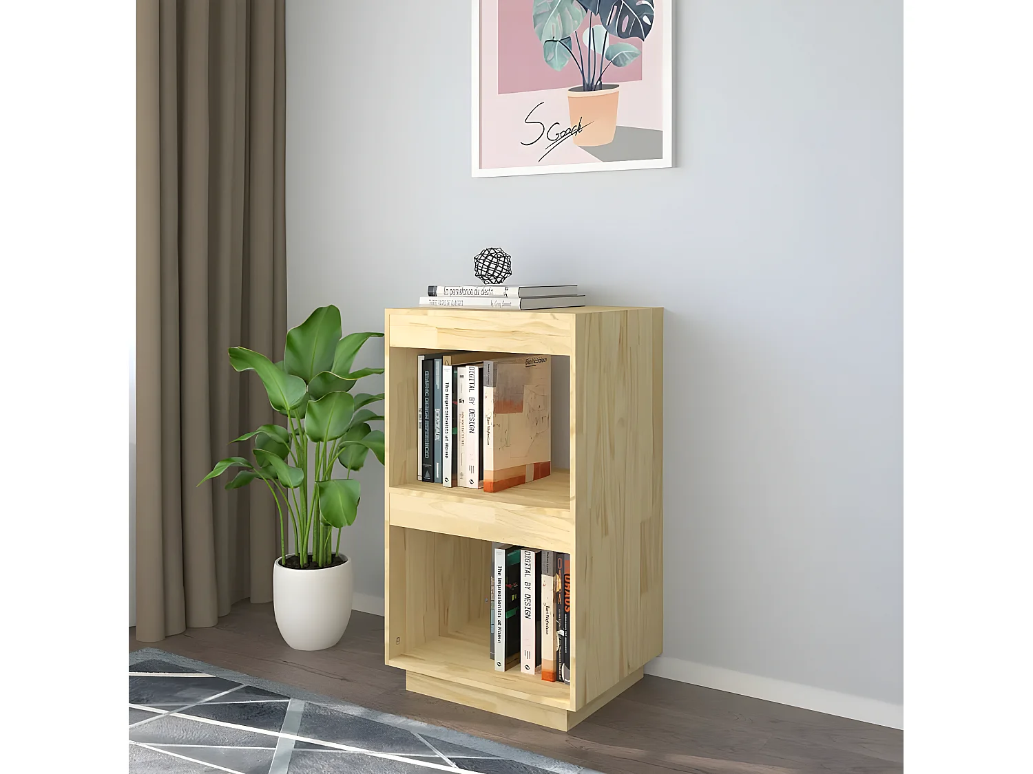 Bibliothèque 40x35x71 cm Bois de pin massif