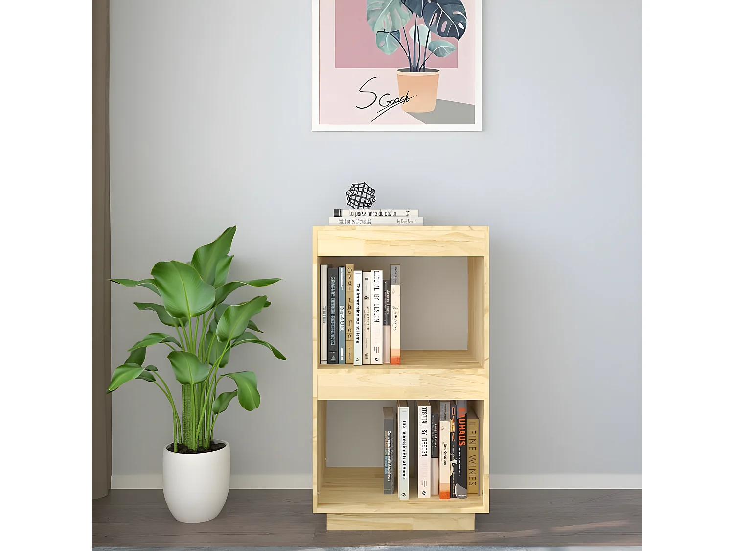 Bibliothèque 40x35x71 cm Bois de pin massif