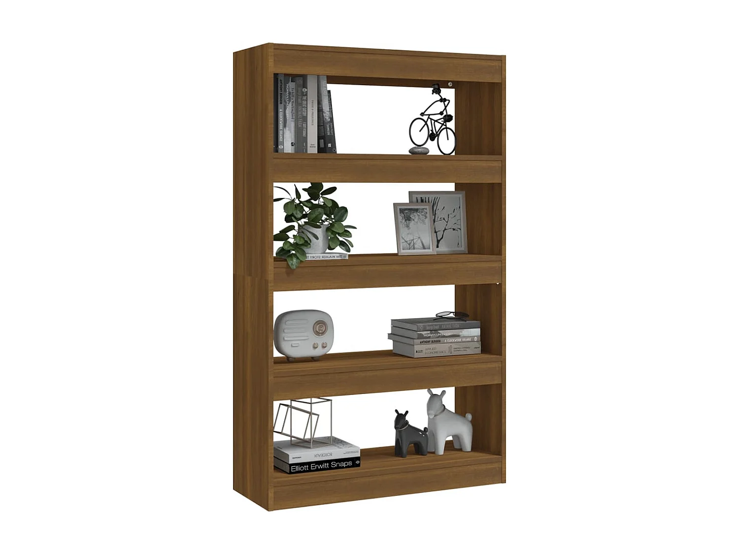 Bibliothèque/Séparateur de pièce Chêne marron 80x30x135 cm