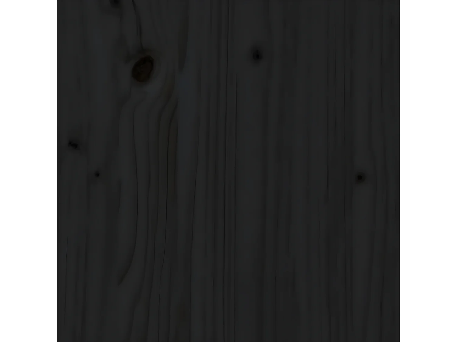 Bibliothèque/Séparateur de pièce Noir 41x35x57 cm Pin solide