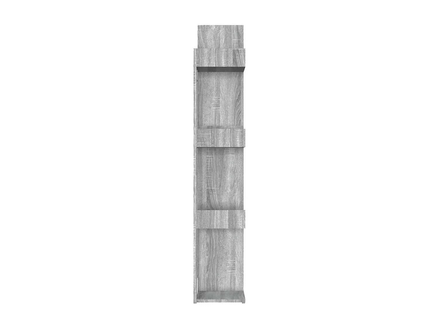 Bibliothèque Sonoma gris 86x25,5x140 cm Bois d'ingénierie