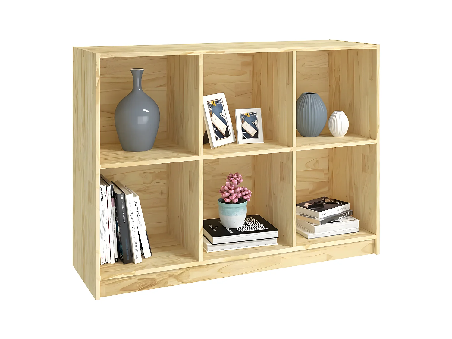 Bibliothèque 104x33x76 cm Bois de pin massif
