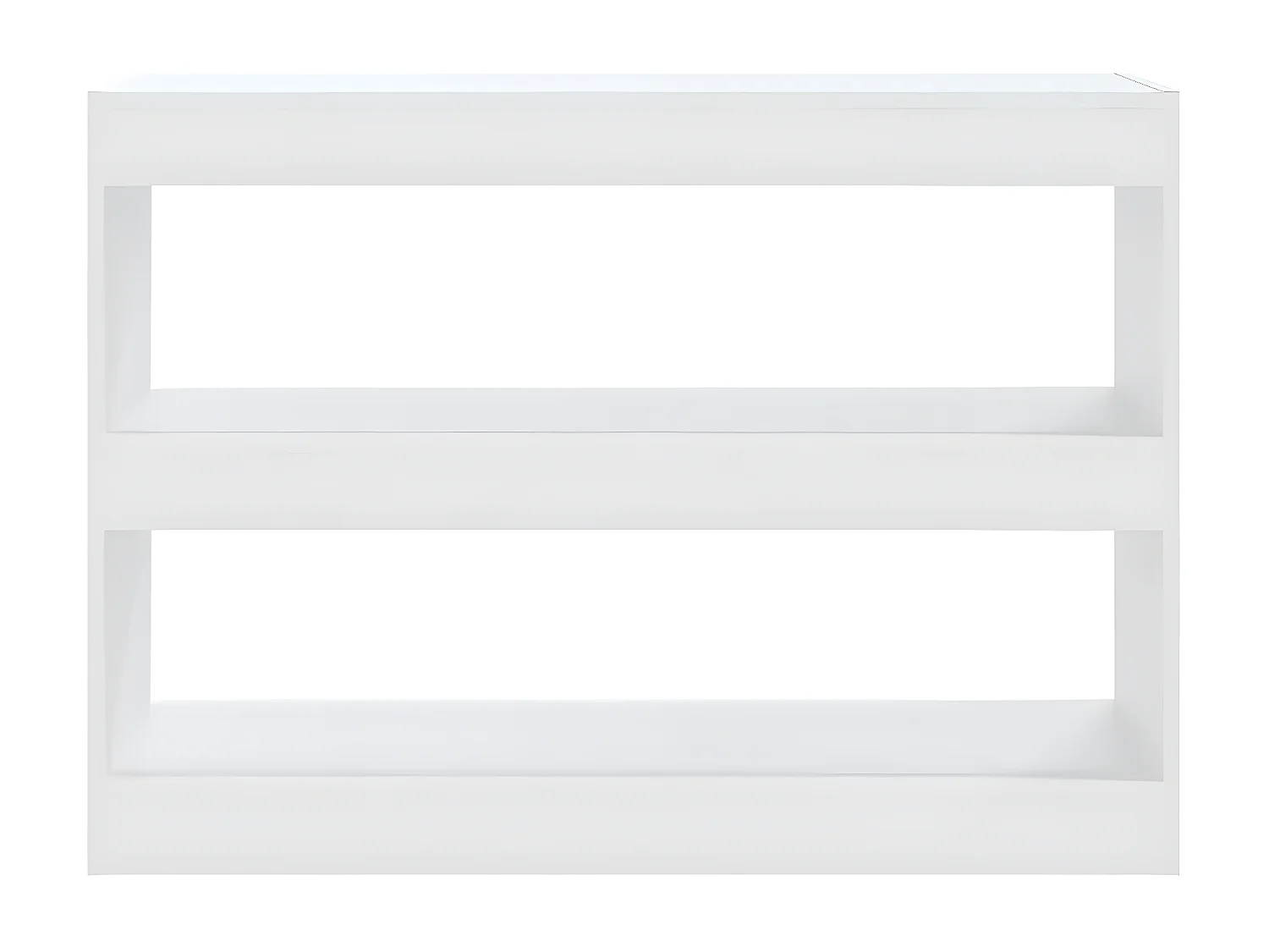 Bibliothèque/Séparateur de pièce Blanc 100x30x72 cm