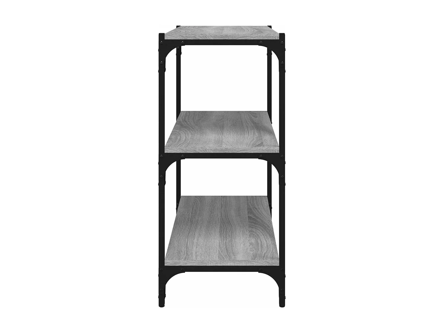 Bibliothèque Sonoma gris 60x33x70,5 cm Bois d'ingénierie acier