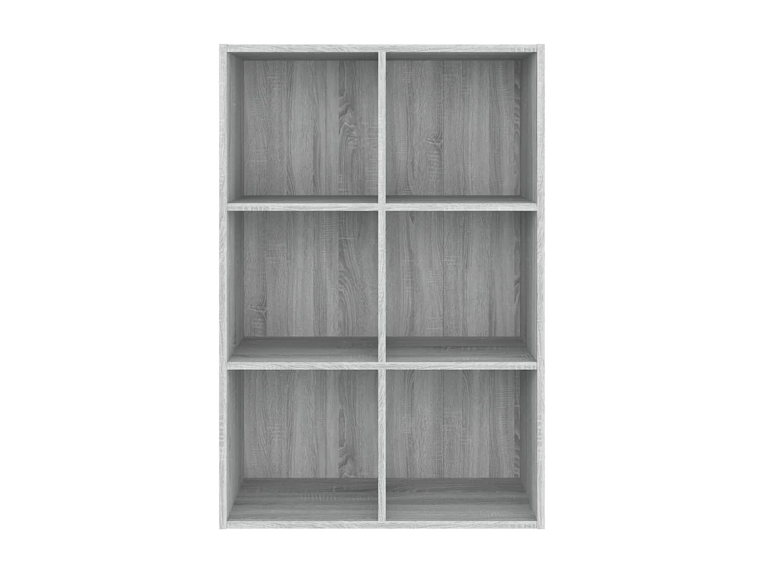 Bibliothèque/Buffet Sonoma gris 66x30x98 cm Bois d'ingénierie