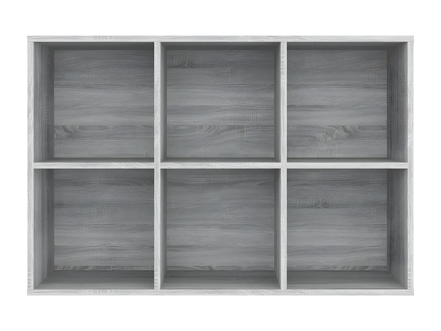 Bibliothèque/Buffet Sonoma gris 66x30x98 cm Bois d'ingénierie