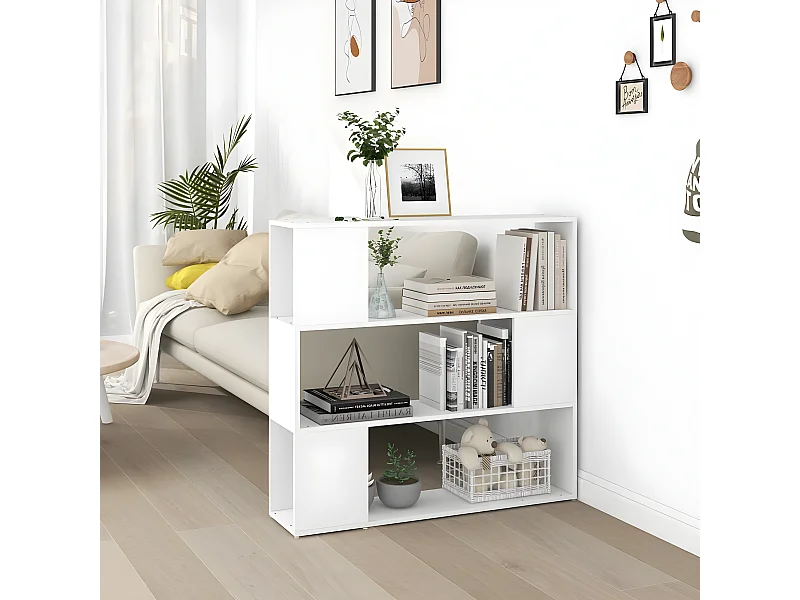 Estante/divisória 100x24x94 cm branco